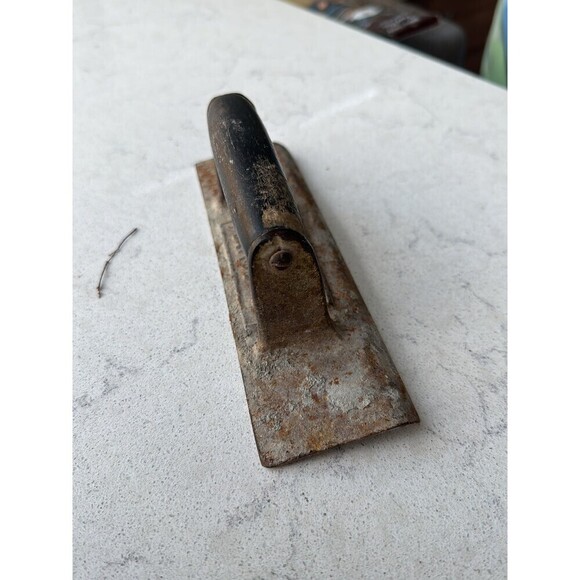 Antique The Kramer Bros Concrete Edger Tool Cast Iron dayton OH USA - Picture 4 of 5